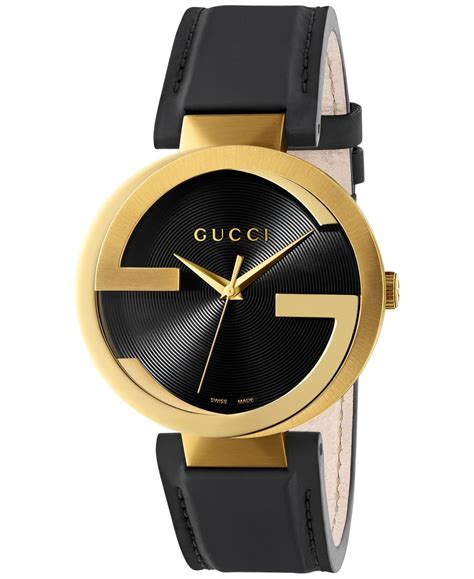 leather gucci watch strap 42mm